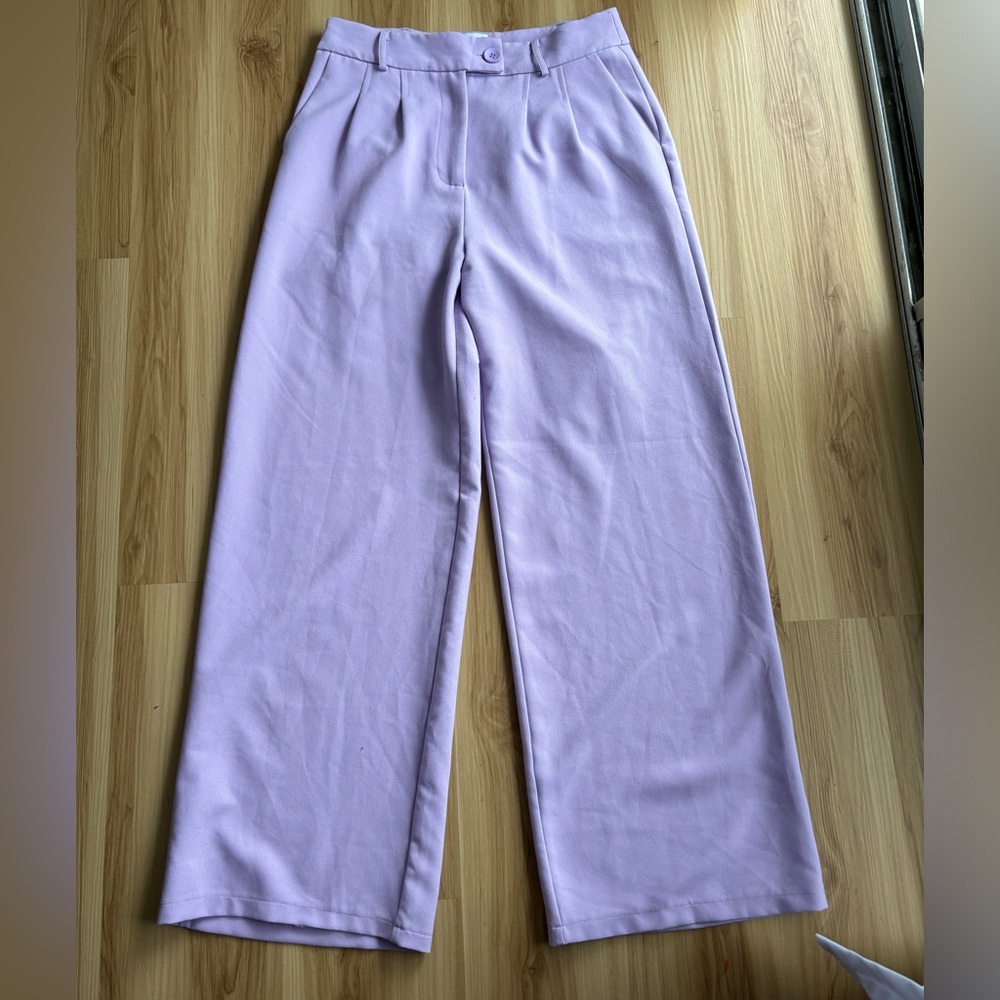 Princess Polly Lilac Huxley Trousers